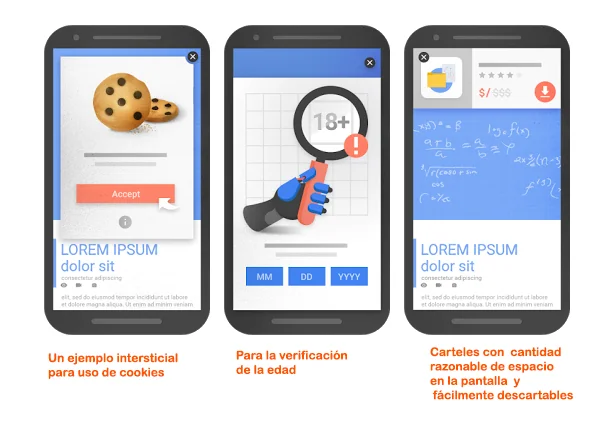 Google penalizará popups SEO MetricSpot