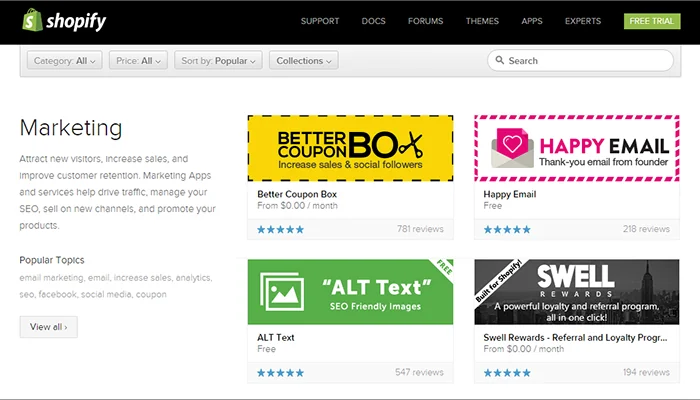 Las mejores apps para Shopify