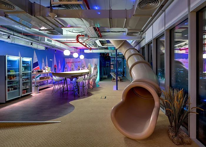 oficinas google tobogan