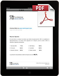 Informe SEO en PDF